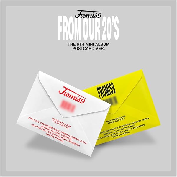 【J&Y SYSTEM公式アカウント】fromis_9 アルバム2点まとめ Amazon.co.jp: fromis_9 6th ミニアルバム 「From Our 20's